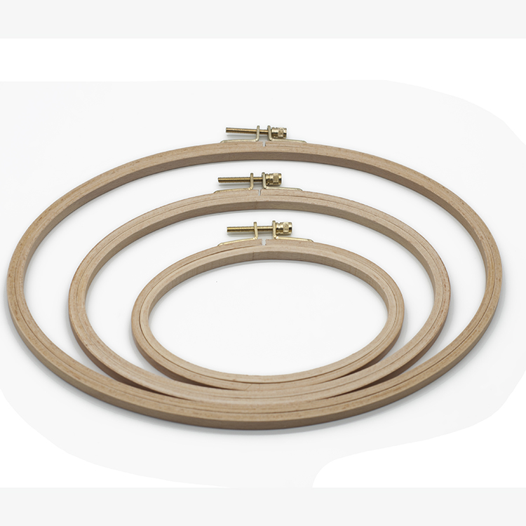 Wood Ring Blank - Houten borduurhoepels Frame Set Ovale borduurhoepel