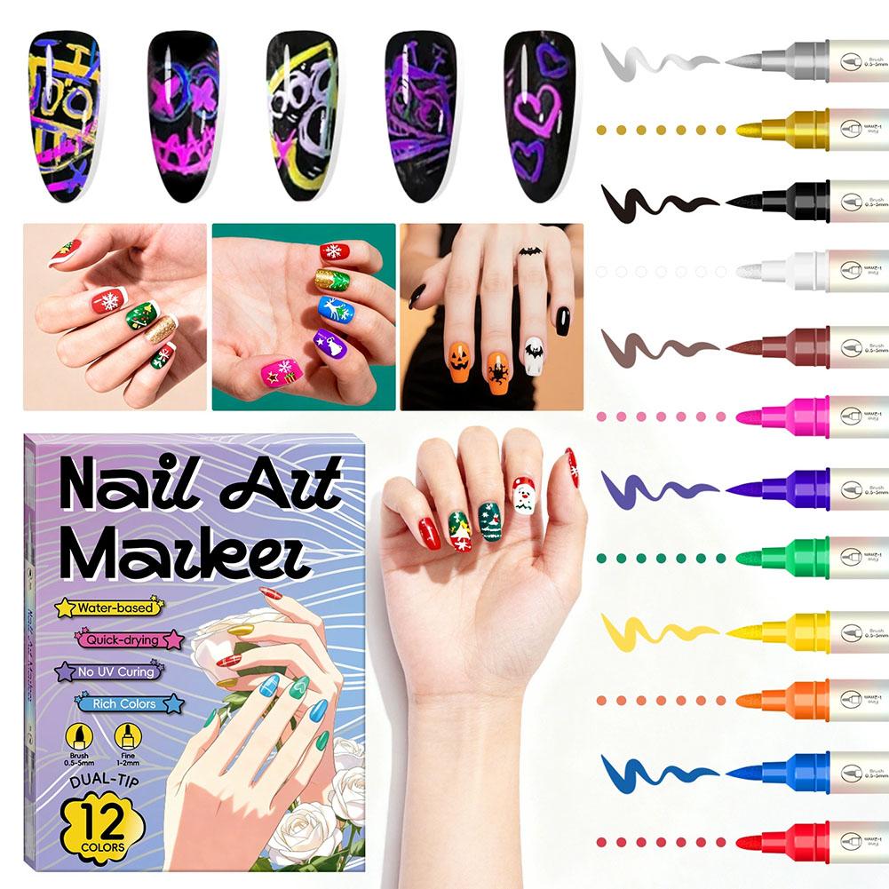 Copic Marker Sketch - 12/24 kleuren nagelkunststiften, acrylverfmarkers, fijne punt
