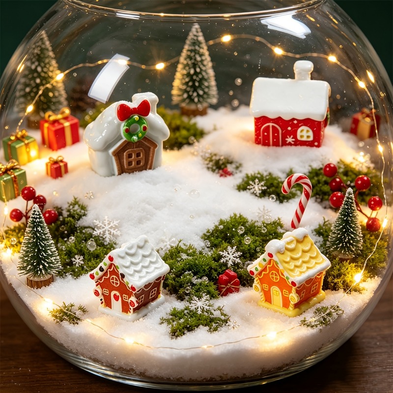 6PCS Harsen Gingerbread House  - Resin Crafts Diy recensie en prijs