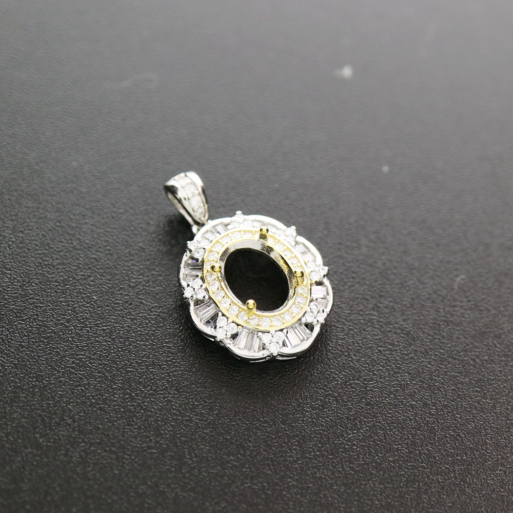 Meerdere Size Oval Bezel Goud  - Bezels Set Pendant recensie en prijs