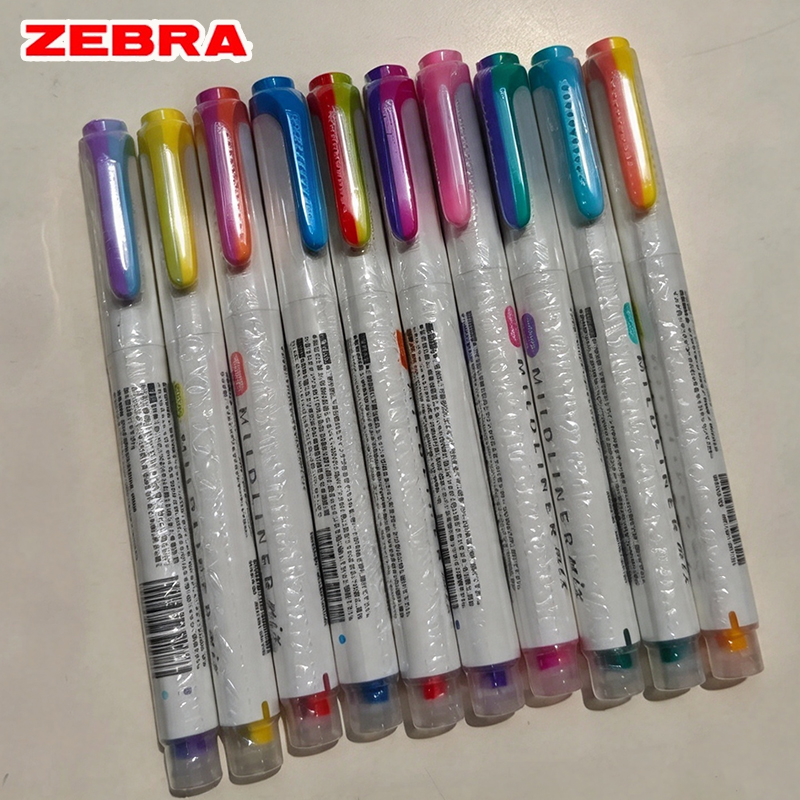 Zebra Mildliner Mix markeersti - Zebra Pen Mildliner recensie en prijs