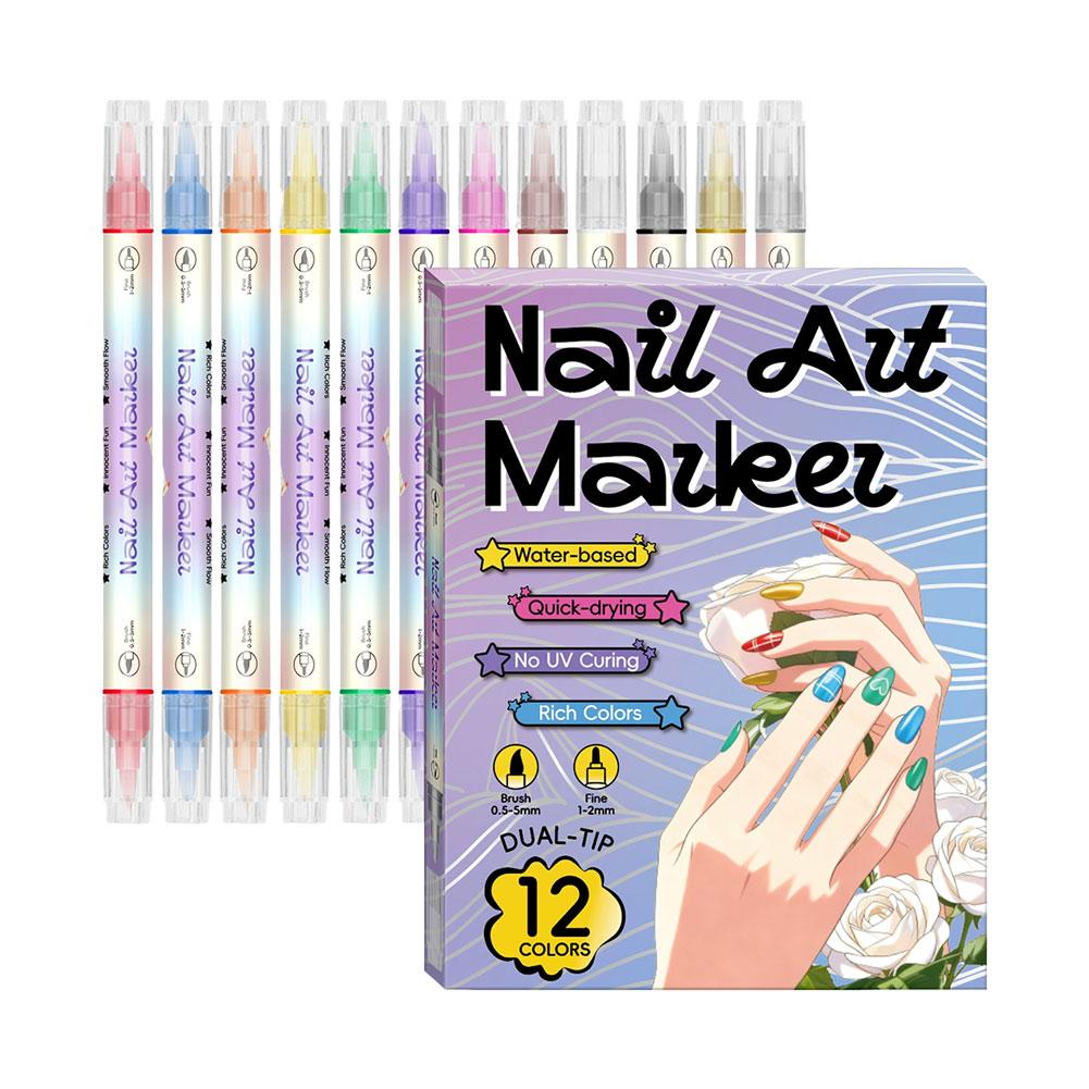 12/24 kleuren nagelkunststifte - Copic Marker Sketch recensie en prijs